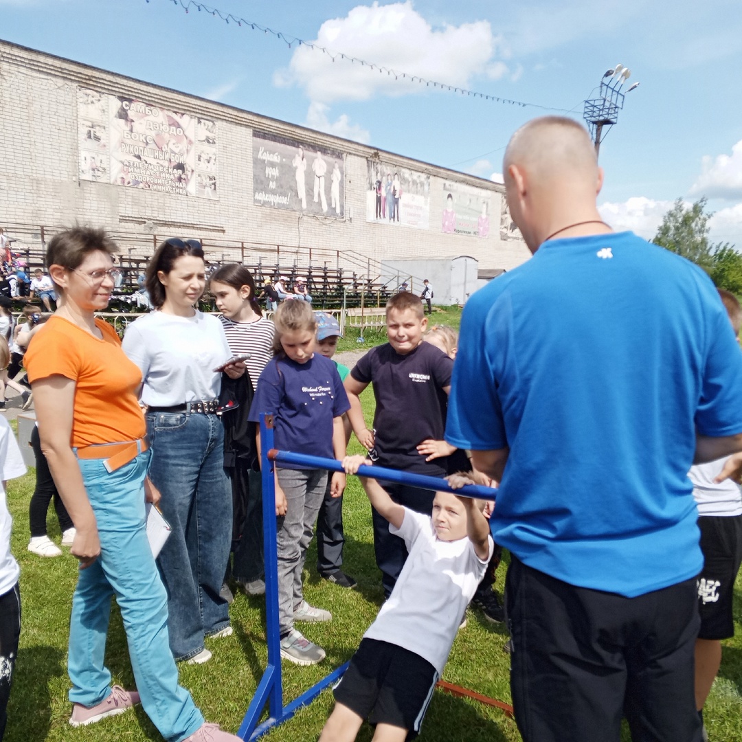 Работники Центра тестирования ГТО провели тестирование для детей из лагерей дневного пребывания..